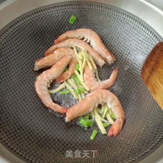 老黄瓜炒明虾的做法步骤：10