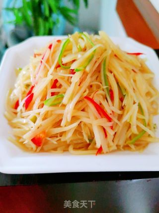 酸辣土豆丝的做法