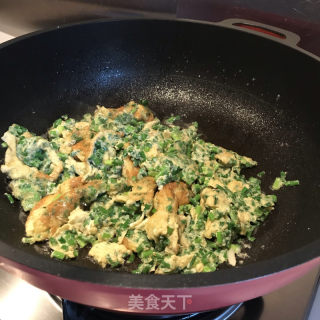 韭薹炒蛋的做法步骤：6