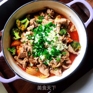 家常水煮肉片的做法步骤：13