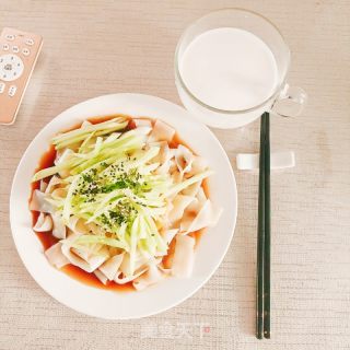 麻酱拌面皮的做法步骤：9