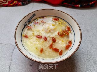 桂花枸杞酒酿荷包蛋的做法步骤：12