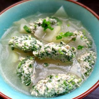 苋菜肉条冬瓜汤的做法步骤：21