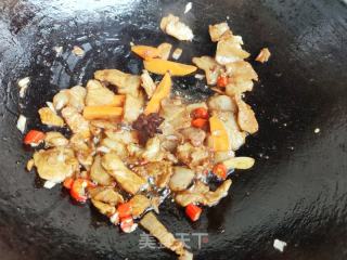 肉片炒有机菜花的做法步骤：8