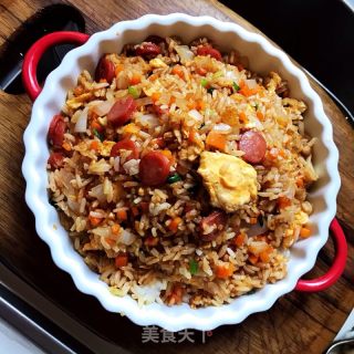 胡萝卜蛋炒饭