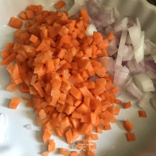 胡萝卜蛋炒饭的做法步骤：3