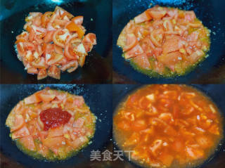 年夜饭~福满人间-番茄龙利鱼汤的做法步骤：5