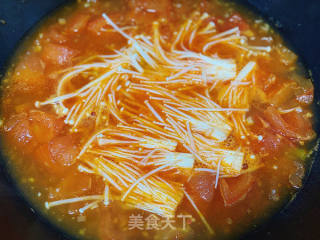 年夜饭~福满人间-番茄龙利鱼汤的做法步骤：6