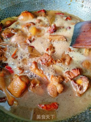 土豆胡萝卜烧鸭边腿的做法步骤：16