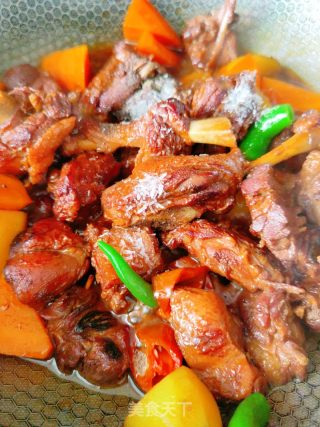 土豆胡萝卜烧鸭边腿的做法步骤：23