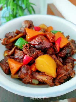 土豆胡萝卜烧鸭边腿的做法步骤：25