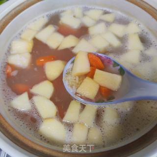 苹果小米粥的做法步骤：5