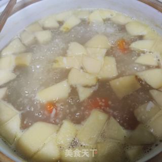 苹果小米粥的做法步骤：6