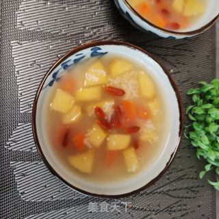 苹果小米粥的做法步骤：10