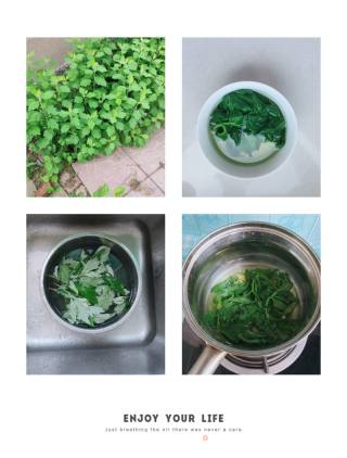 艾叶黑芝麻馒头的做法步骤：1