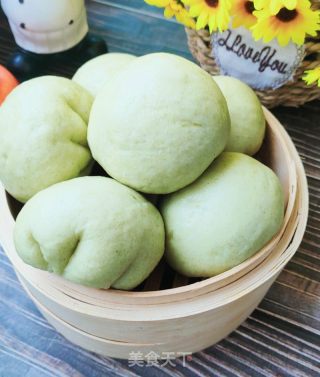 艾叶黑芝麻馒头的做法步骤：11
