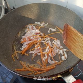 辣炒花菜的做法步骤：9