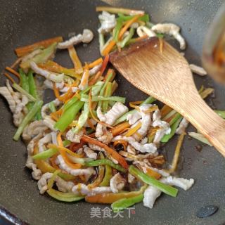 辣炒花菜的做法步骤：11