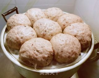 红豆馒头的做法步骤：9