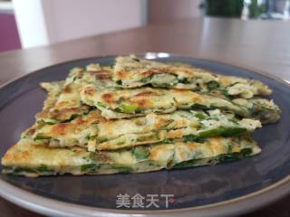 明月草鸡蛋煎饼的做法