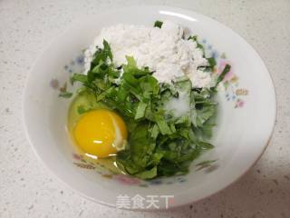 明月草鸡蛋煎饼的做法步骤：3