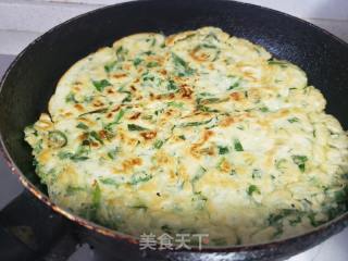 明月草鸡蛋煎饼的做法步骤：6