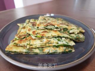 明月草鸡蛋煎饼的做法步骤：9