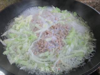 鸡胸肉包心菜拌荞麦面的做法步骤：4