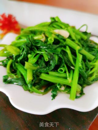 蚝油空心菜的做法步骤：8
