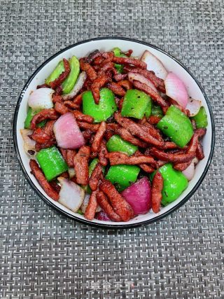 青椒炒牛肉小串的做法步骤：11
