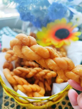 脆麻花的做法步骤：19