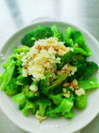 蒜蓉西蓝花的做法步骤：6