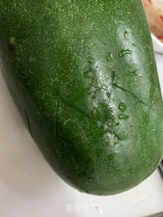 蒲翅瑤柱迷你冬瓜盅的做法步骤：3