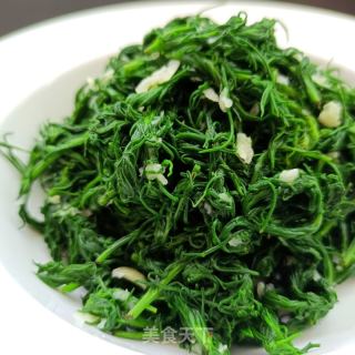 蒜泥毛蓬菜的做法