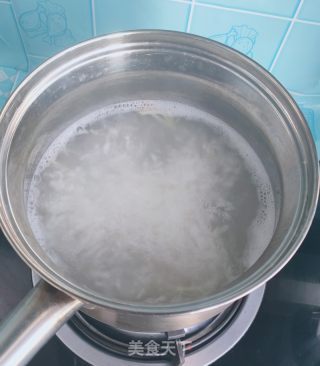 西蓝花、海参粥的做法步骤：6