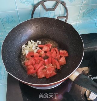 西红柿炒豆角的做法步骤：4