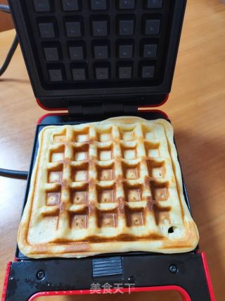 华夫饼的做法步骤：9