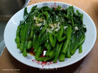 蒜蓉菜心的做法步骤：5
