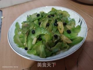 苦瓜炒豆豉的做法