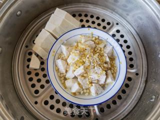 桂花松子蒸芋头的做法步骤：7