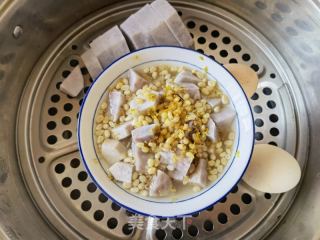 桂花松子蒸芋头的做法步骤：8