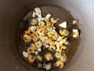 海米炒红薯梗儿的做法步骤：6