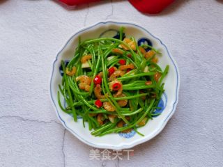 海米炒红薯梗儿的做法步骤：12