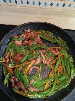 辣椒牛肉丝的做法步骤：11