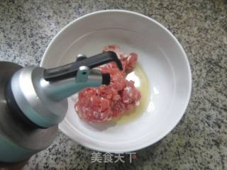 茄子烧油面筋塞肉的做法步骤：4