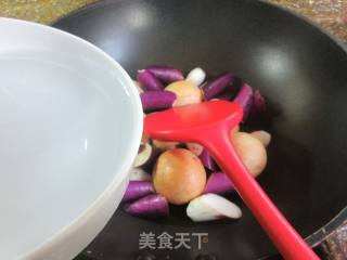 茄子烧油面筋塞肉的做法步骤：10