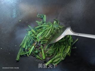 豆豉油菜的做法步骤：3