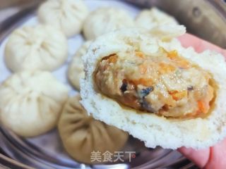 杏鲍菇三鲜全麦包子的做法步骤：15