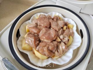 土豆蒸鸡腿的做法步骤：8