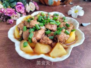 土豆蒸鸡腿的做法步骤：9